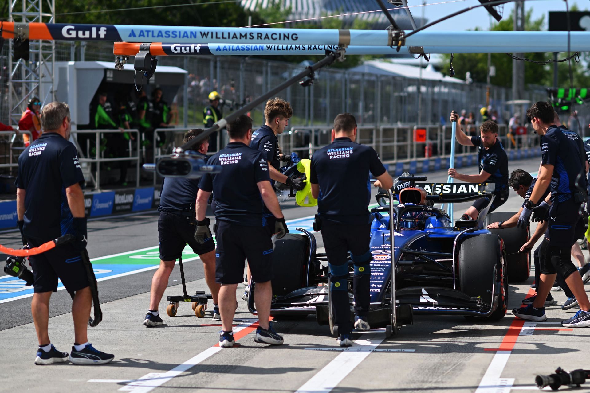 Alex Albon during the qualifying for the F1 Grand Prix of Canada - Source: Getty